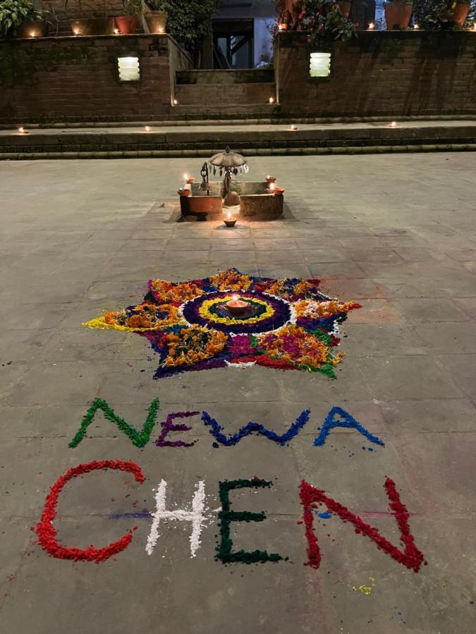 Newa Chen Historic House Unesco Lalitpur Exteriör bild